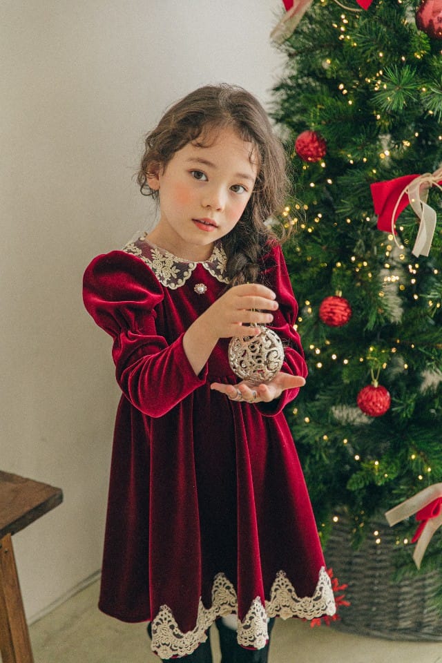 PINK BERRY - Korean Children Fashion - #Kfashion4kids - Saint One-piece