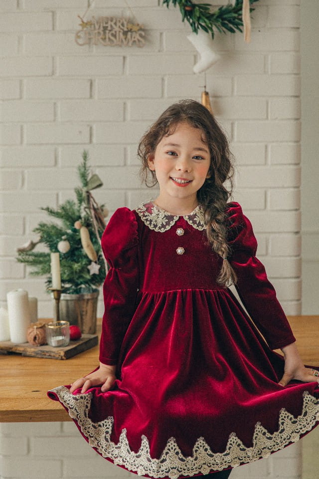 PINK BERRY - Korean Children Fashion - #Kfashion4kids - Saint One-piece - 2