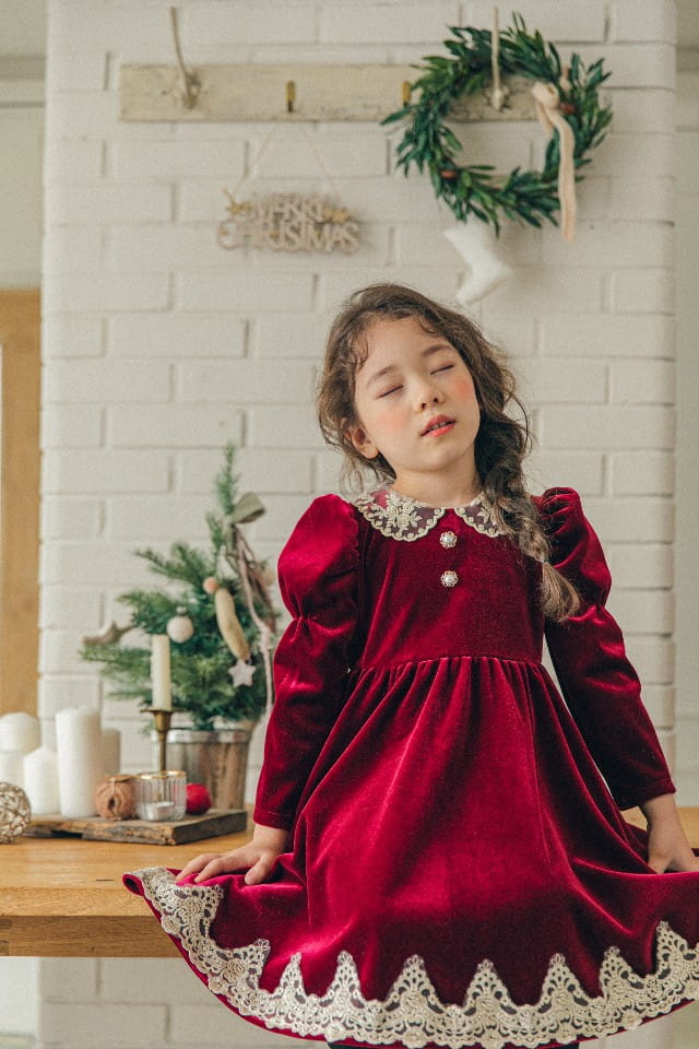 PINK BERRY - Korean Children Fashion - #Kfashion4kids - Saint One-piece - 3
