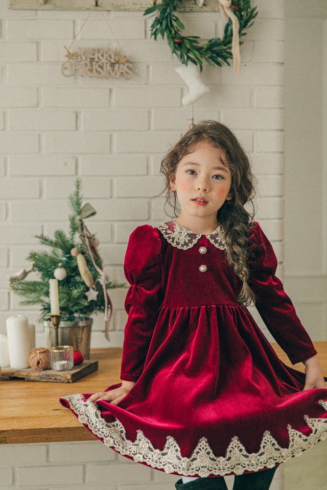 PINK BERRY - Korean Children Fashion - #Kfashion4kids - Saint One-piece - 4
