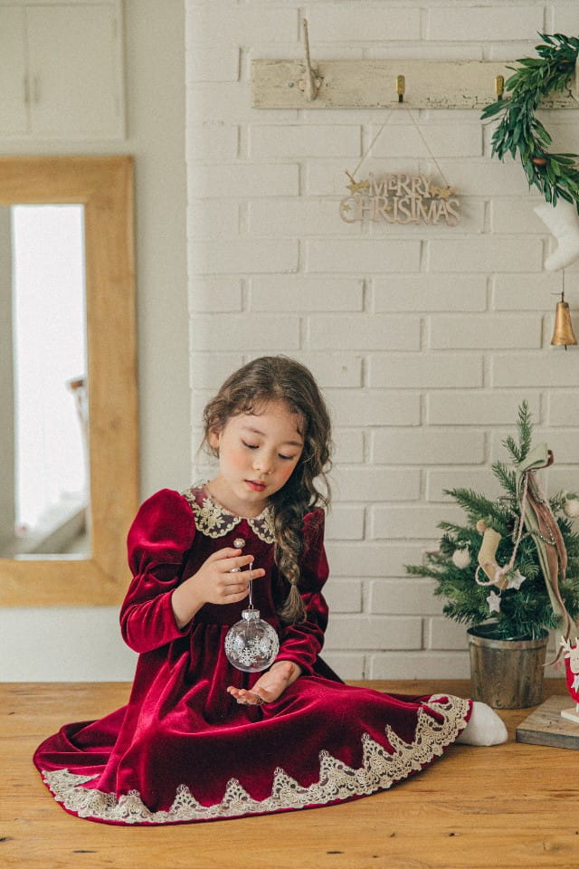 PINK BERRY - Korean Children Fashion - #Kfashion4kids - Saint One-piece - 6