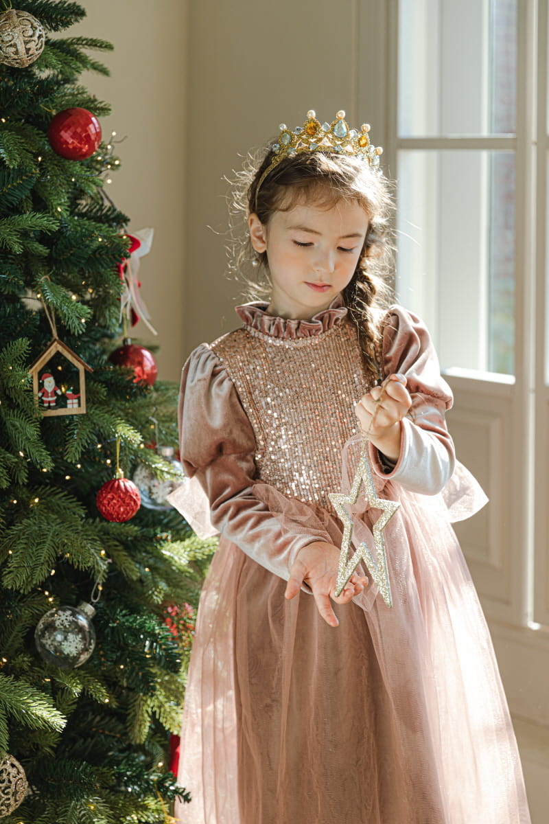 PINK BERRY - Korean Children Fashion - #Kfashion4kids - Champagne One-piece - 10