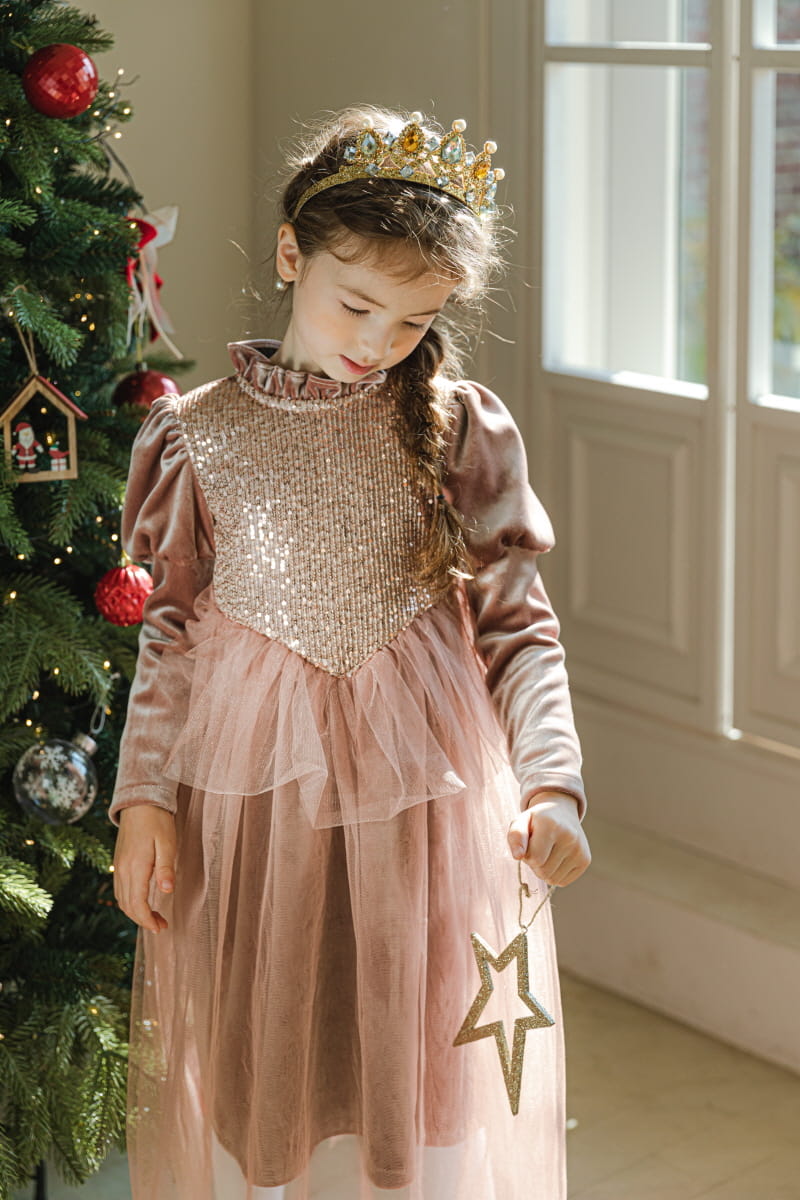 PINK BERRY - Korean Children Fashion - #Kfashion4kids - Champagne One-piece - 11