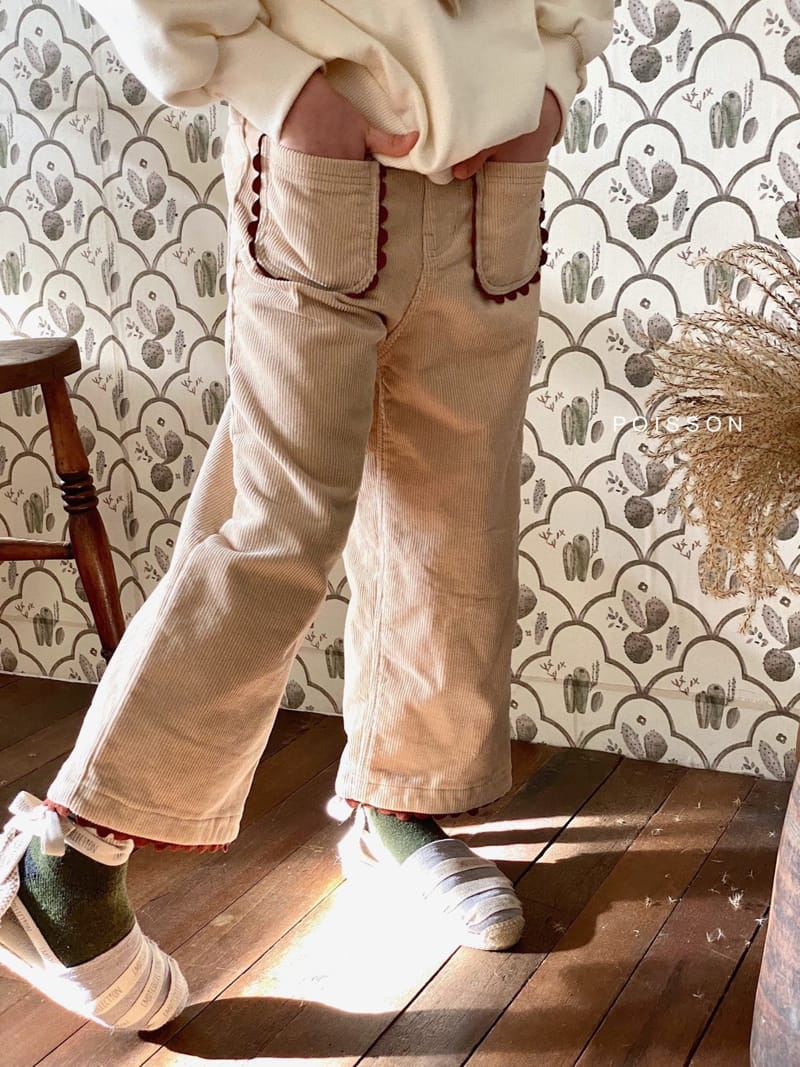 POISSON - Korean Children Fashion - #Kfashion4kids - Wave Rib Pants