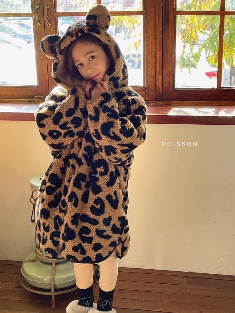 POISSON - Korean Children Fashion - #Kfashion4kids - Leopard Long Fleece - 11
