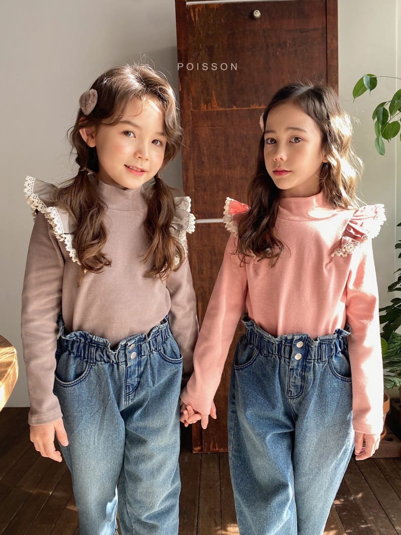 POISSON - Korean Children Fashion - #Kfashion4kids - Roa Frill Tee - 12