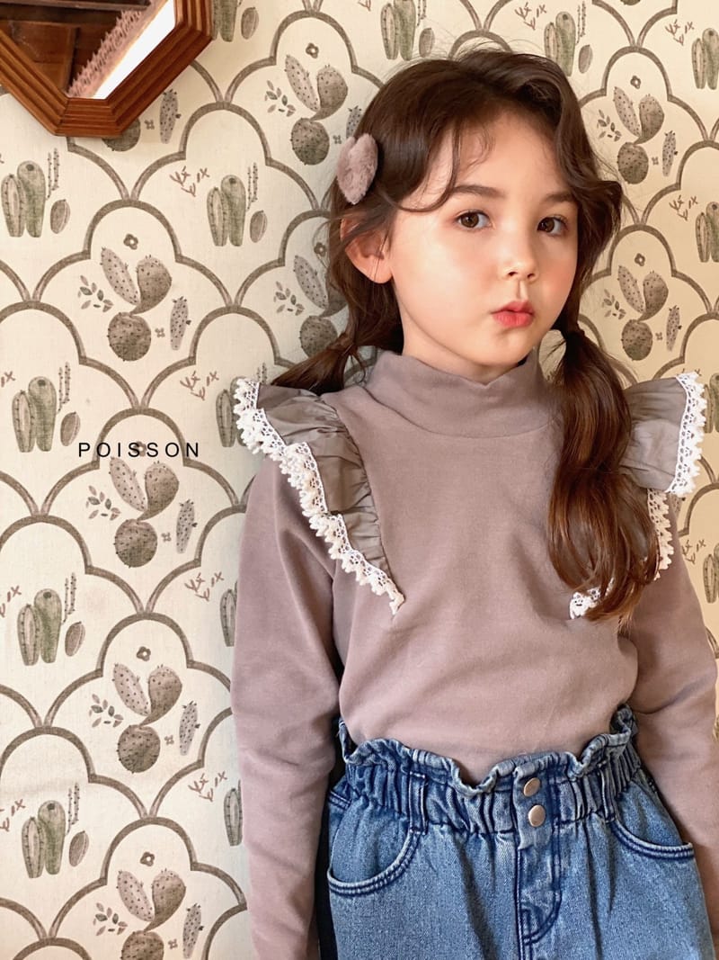 POISSON - Korean Children Fashion - #Kfashion4kids - Roa Frill Tee - 8