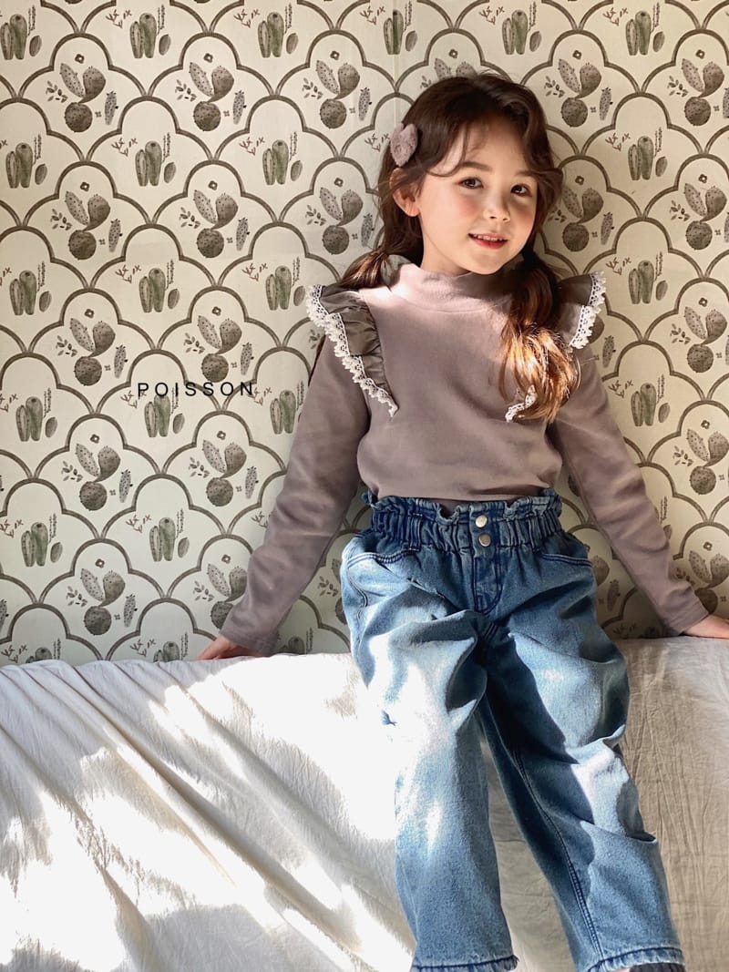 POISSON - Korean Children Fashion - #Kfashion4kids - Roa Frill Tee - 9