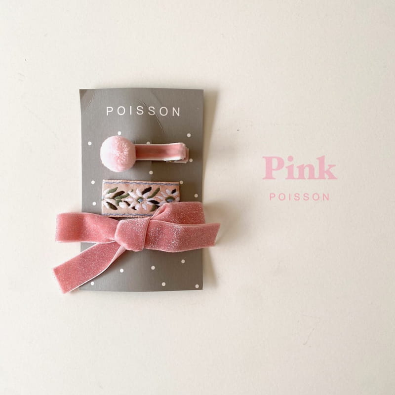 POISSON - Korean Children Fashion - #Kfashion4kids - Shining Hair Pin [set of 3]