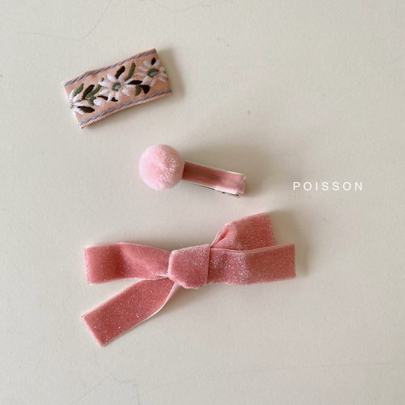 POISSON - Korean Children Fashion - #Kfashion4kids - Shining Hair Pin [set of 3] - 2
