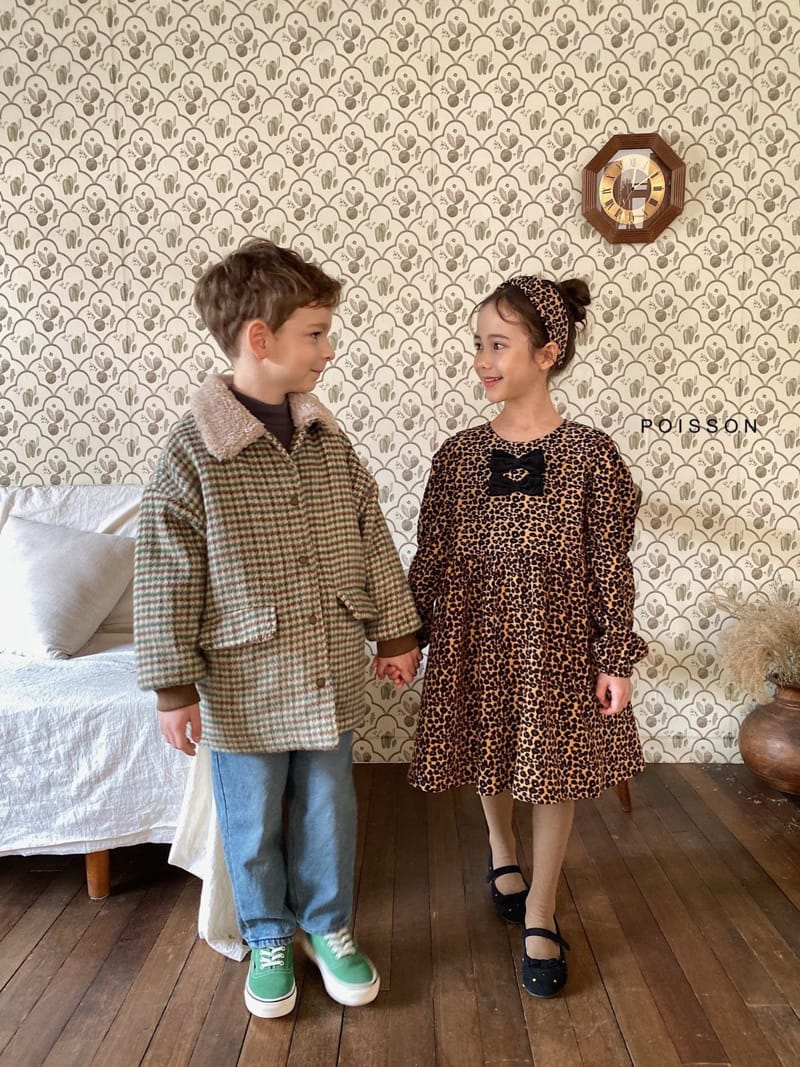 POISSON - Korean Children Fashion - #Kfashion4kids - Leoparg One-piece - 4