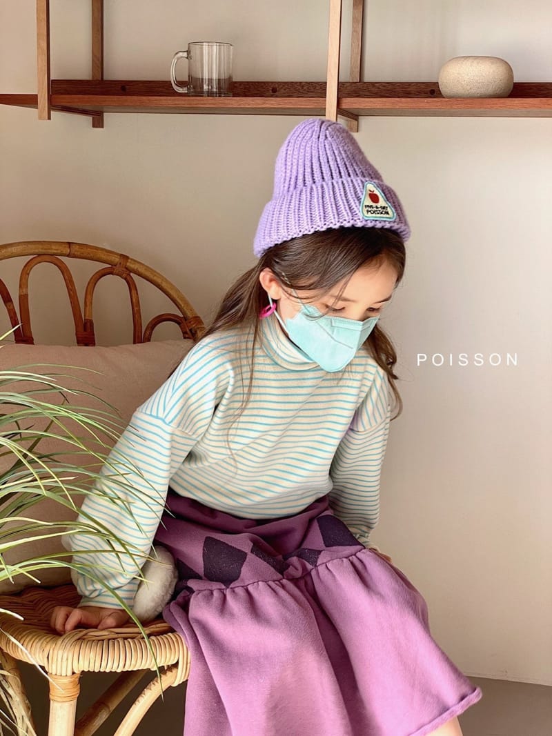 POISSON - Korean Children Fashion - #Kfashion4kids - Stripes Hlaf Turtleneck - 11