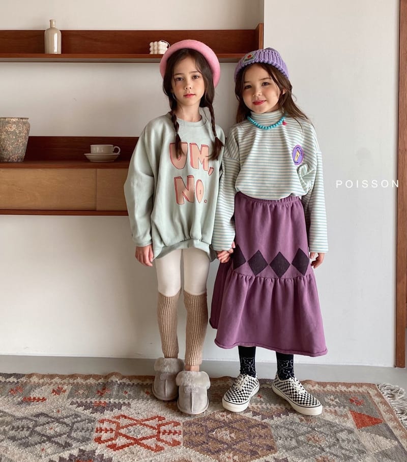 POISSON - Korean Children Fashion - #Kfashion4kids - Stripes Hlaf Turtleneck - 3