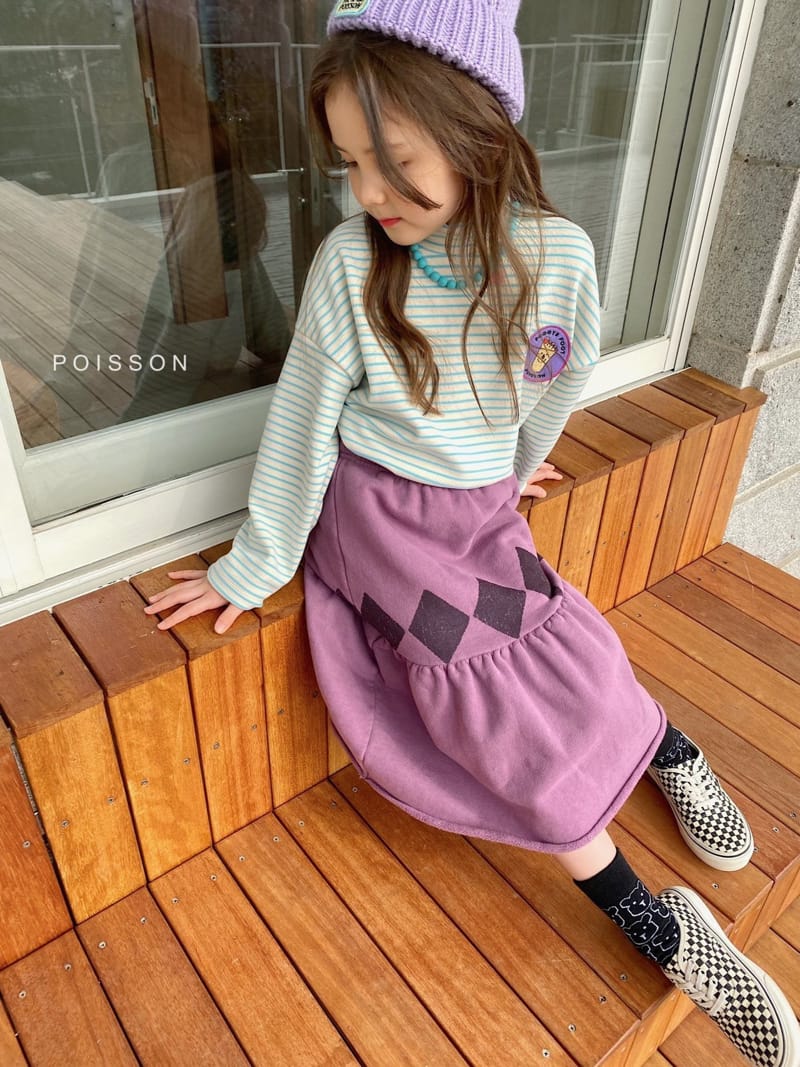 POISSON - Korean Children Fashion - #Kfashion4kids - Stripes Hlaf Turtleneck - 5