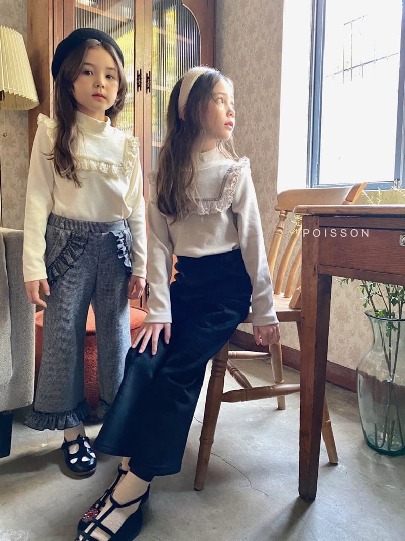 POISSON - Korean Children Fashion - #Kfashion4kids - Mink Wide Pants - 3