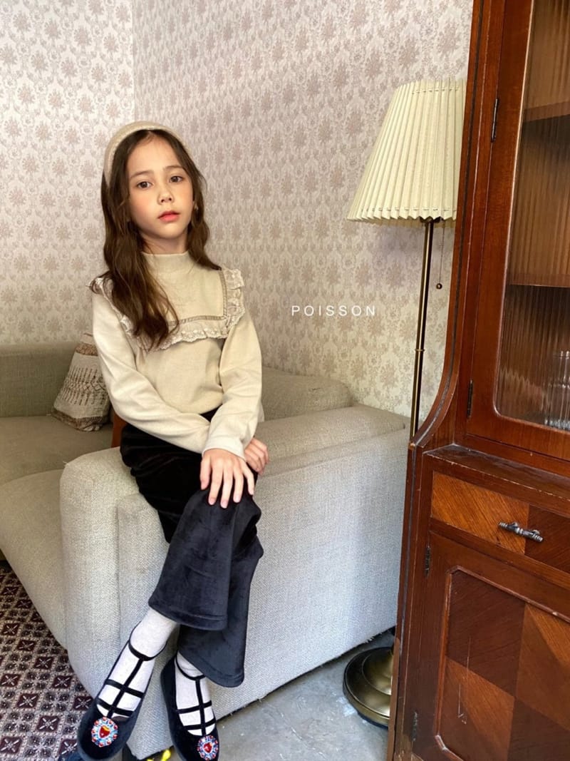 POISSON - Korean Children Fashion - #Kfashion4kids - Mink Wide Pants - 6