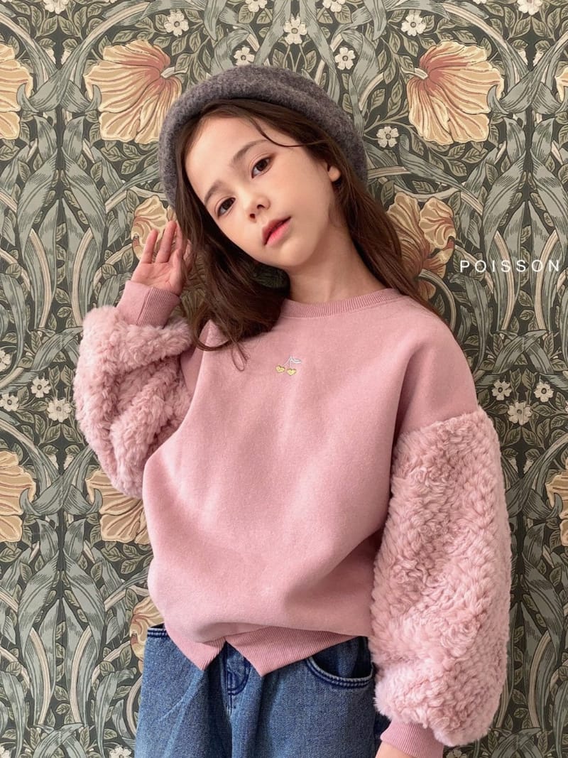 POISSON - Korean Children Fashion - #Kfashion4kids - Bbang Mink Sweatshirt