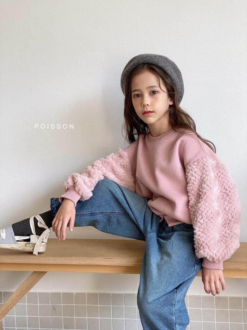 POISSON - Korean Children Fashion - #Kfashion4kids - Bbang Mink Sweatshirt - 6