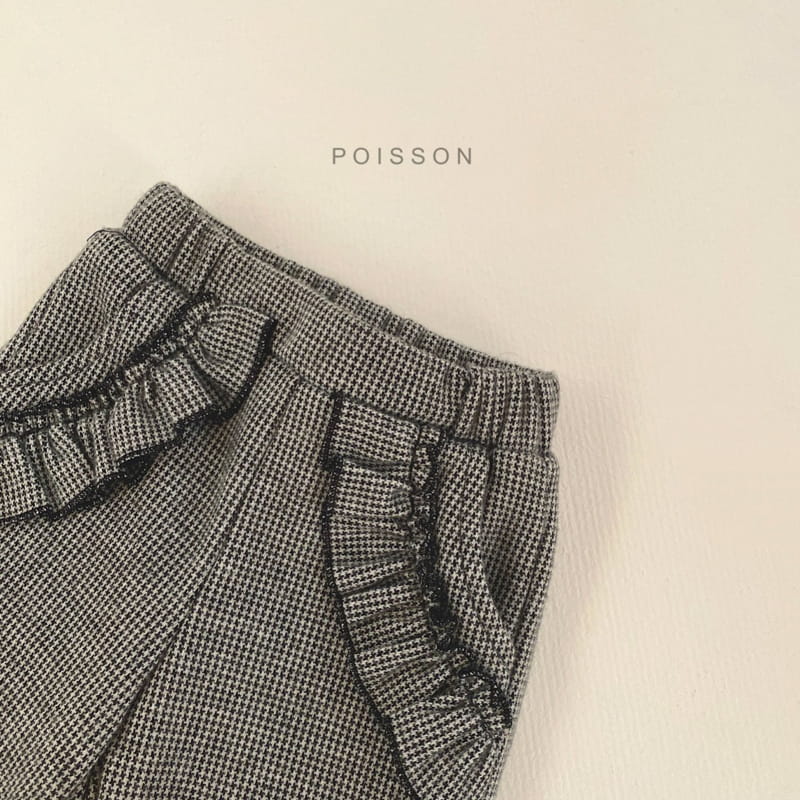 POISSON - Korean Children Fashion - #Kfashion4kids - Herringbone Frill Pants - 9