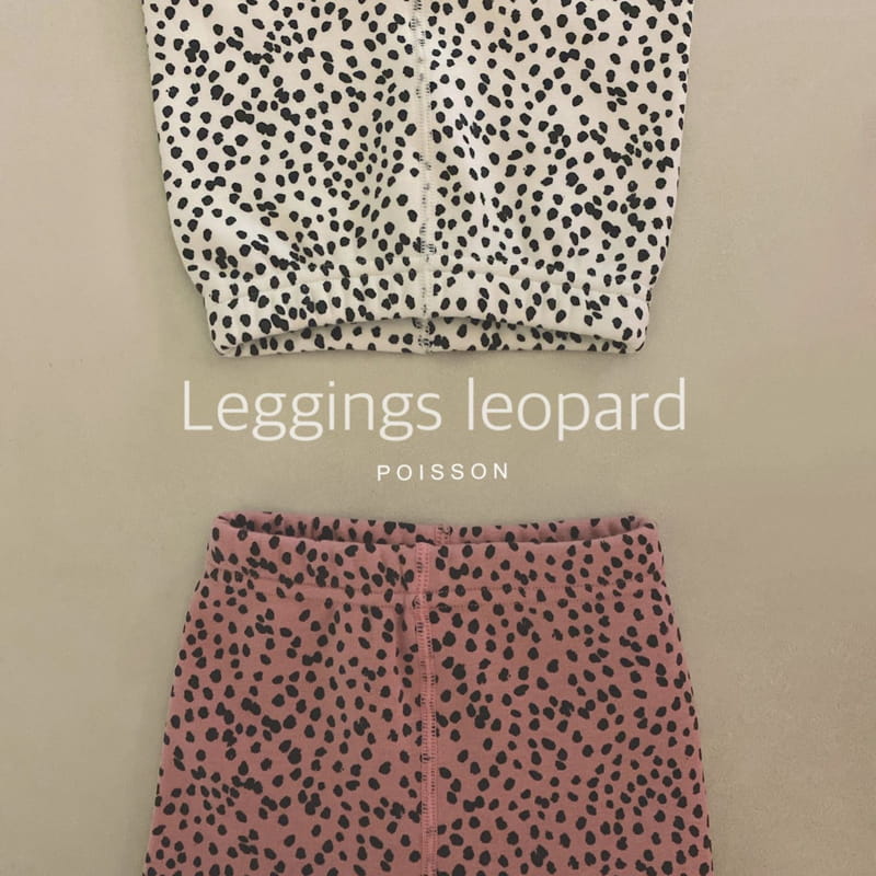 POISSON - Korean Children Fashion - #Kfashion4kids - Leopard Leggings