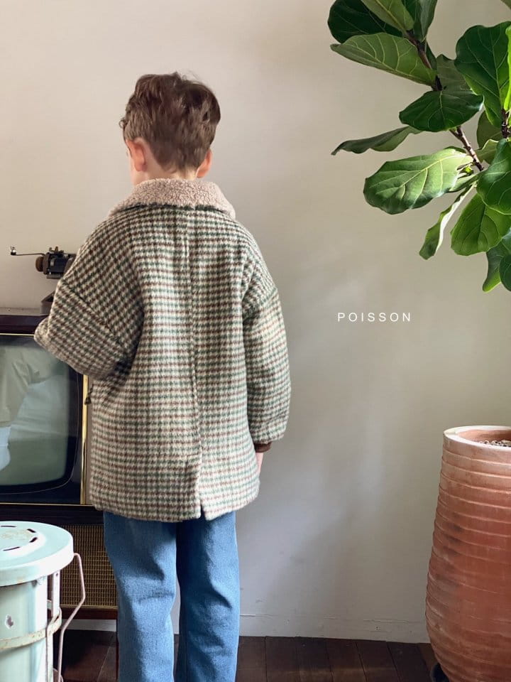 POISSON - Korean Children Fashion - #Kfashion4kids - Check Coat - 2
