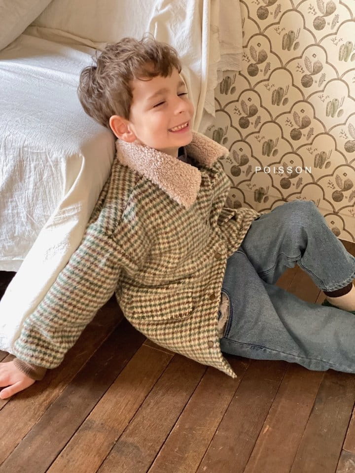 POISSON - Korean Children Fashion - #Kfashion4kids - Check Coat - 6