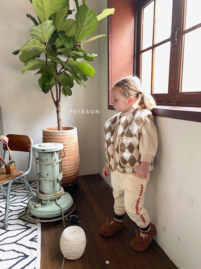 POISSON - Korean Children Fashion - #Kfashion4kids - Argyle Dumble Vest
