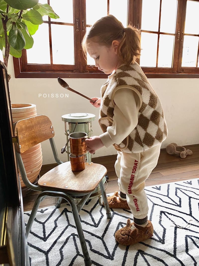 POISSON - Korean Children Fashion - #Kfashion4kids - Argyle Dumble Vest - 2