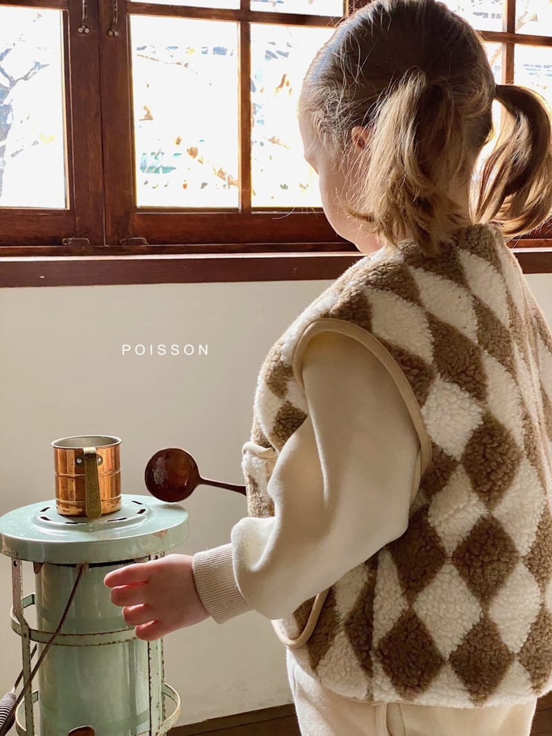 POISSON - Korean Children Fashion - #Kfashion4kids - Argyle Dumble Vest - 3