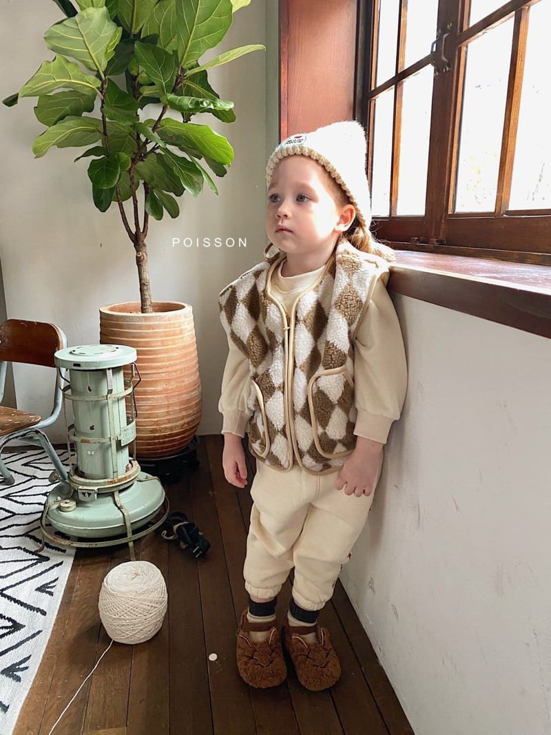 POISSON - Korean Children Fashion - #Kfashion4kids - Argyle Dumble Vest - 7