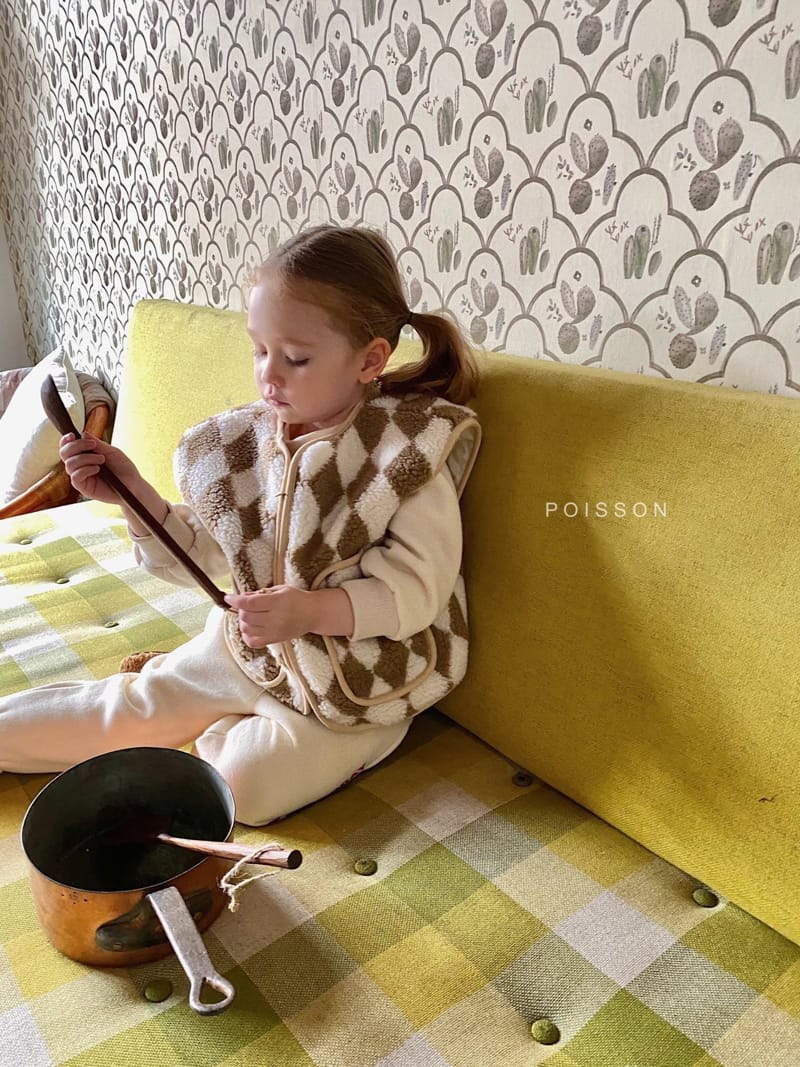 POISSON - Korean Children Fashion - #Kfashion4kids - Argyle Dumble Vest - 9
