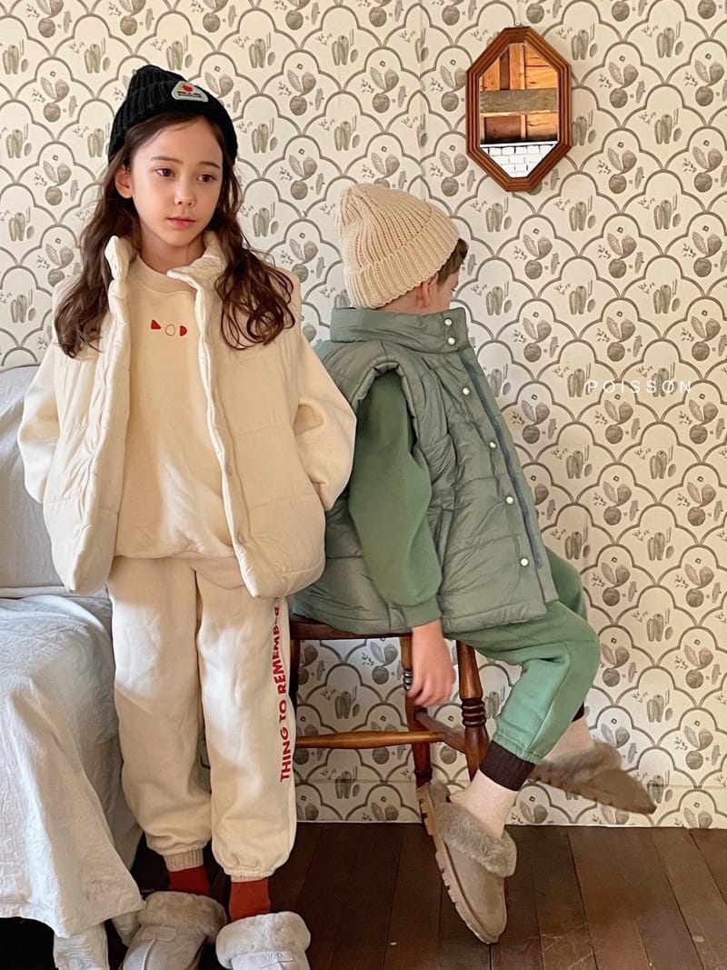 POISSON - Korean Children Fashion - #Kfashion4kids - Creamy Vest