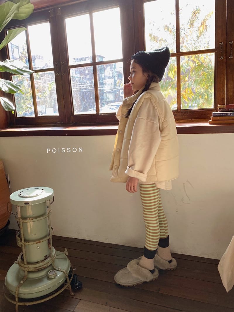 POISSON - Korean Children Fashion - #Kfashion4kids - Creamy Vest - 6
