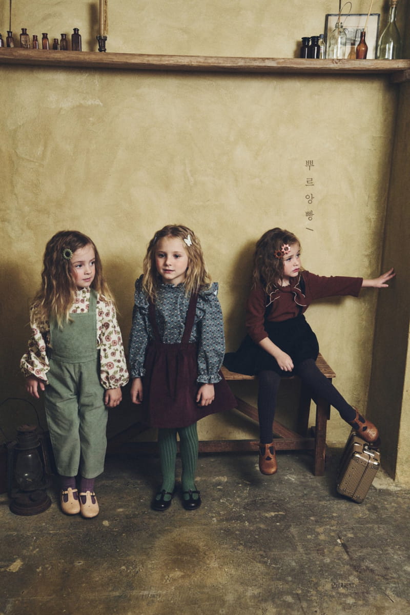 POURENFANT - Korean Children Fashion - #Kfashion4kids - Nayson Fleece Ribbon Tee - 3