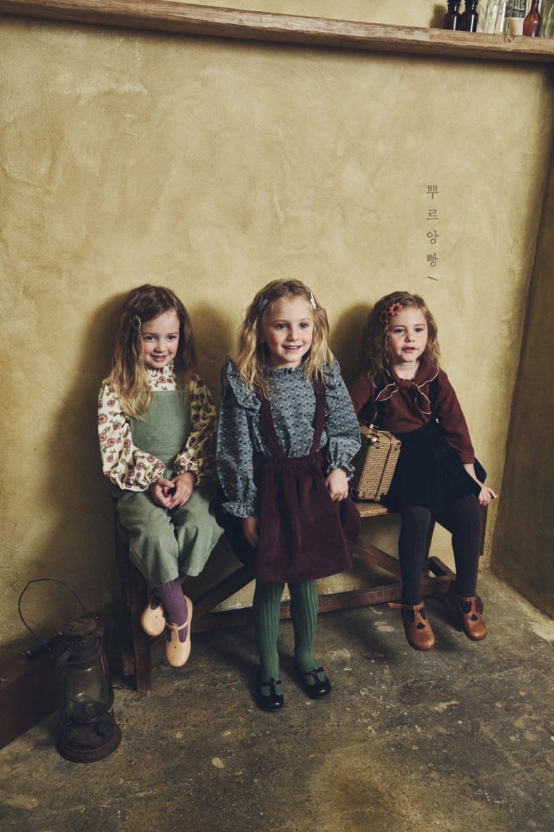 POURENFANT - Korean Children Fashion - #Kfashion4kids - Rolly Rib Blouse