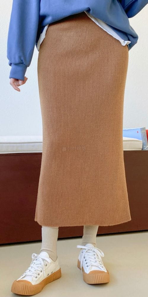 PRINTEMPS - Korean Children Fashion - #Kfashion4kids - Rib Skirt - 3