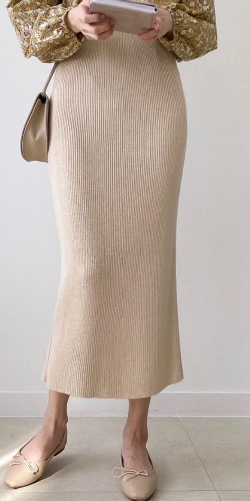 PRINTEMPS - Korean Children Fashion - #Kfashion4kids - Rib Skirt - 4