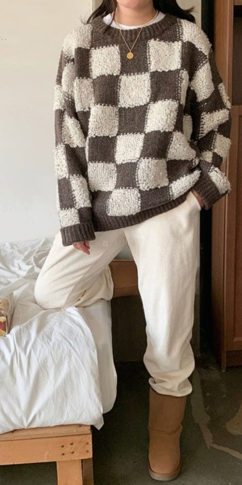 REFRESH - Korean Children Fashion - #Kfashion4kids - Bookle Vintage Knit Top