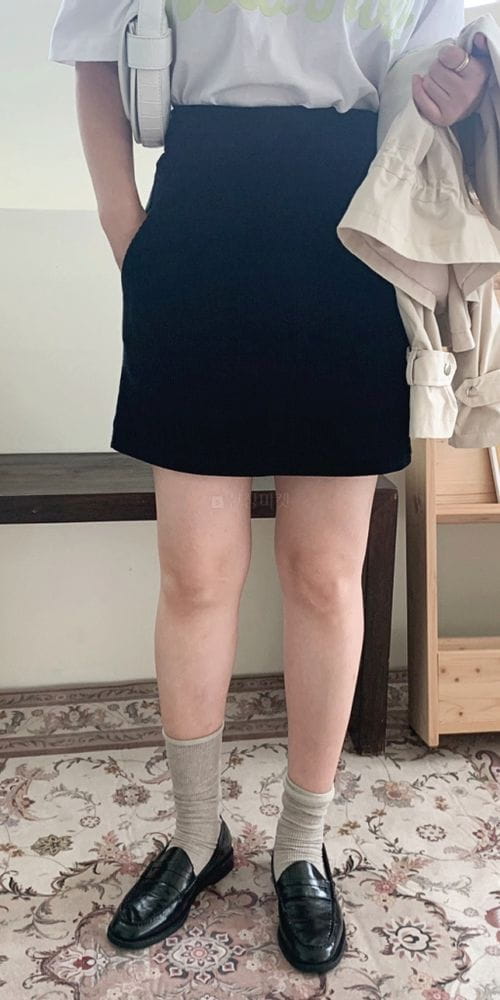 REFRESH - Korean Children Fashion - #Kfashion4kids - Rib Mini Skirt - 2
