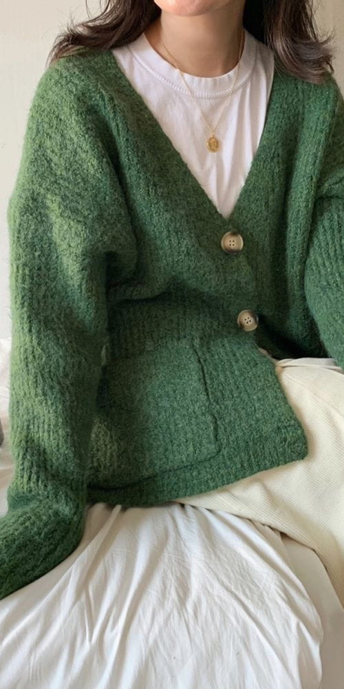 REFRESH - Korean Children Fashion - #Kfashion4kids - Magarin Hair Cardigan