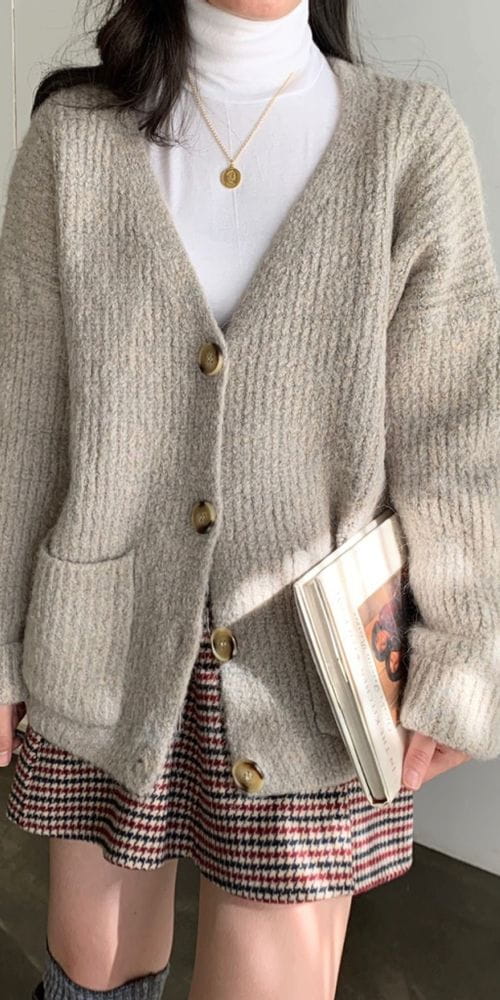REFRESH - Korean Children Fashion - #Kfashion4kids - Magarin Hair Cardigan - 2