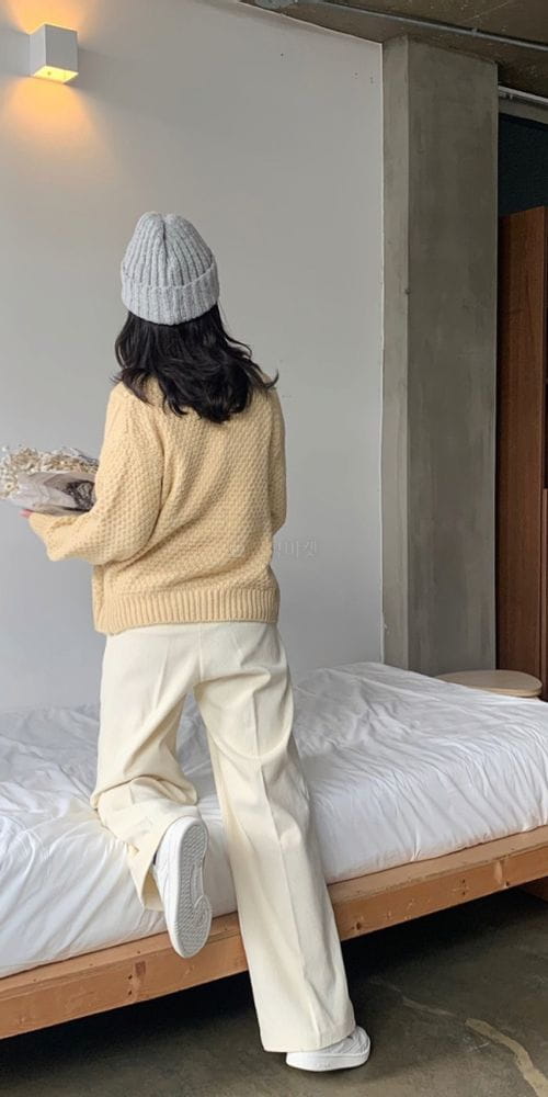 REFRESH - Korean Children Fashion - #Kfashion4kids - Rib Wide Pants - 2