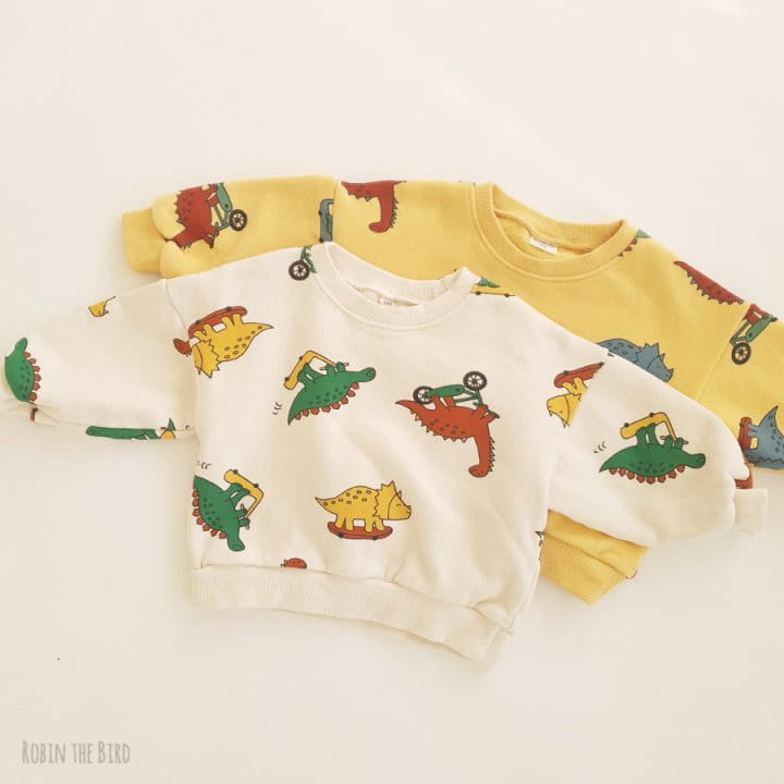 SAEROBIN - Korean Children Fashion - #Kfashion4kids - Dino Fleece Sweatshirt