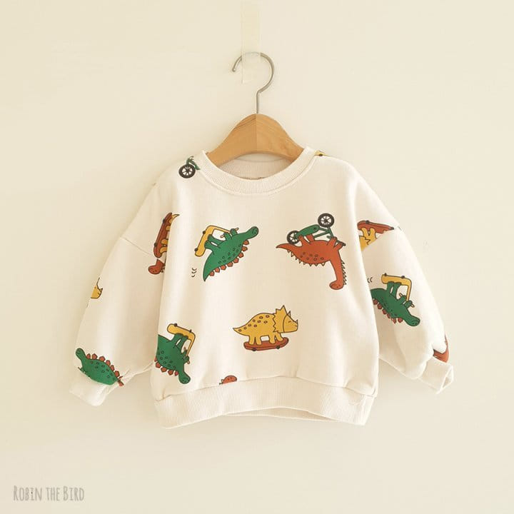 SAEROBIN - Korean Children Fashion - #Kfashion4kids - Dino Fleece Sweatshirt - 2