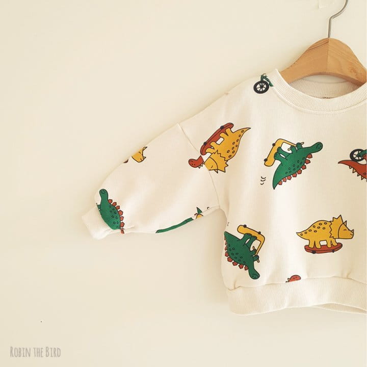 SAEROBIN - Korean Children Fashion - #Kfashion4kids - Dino Fleece Sweatshirt - 4