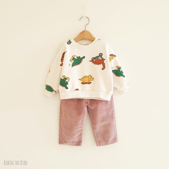 SAEROBIN - Korean Children Fashion - #Kfashion4kids - Dino Fleece Sweatshirt - 6