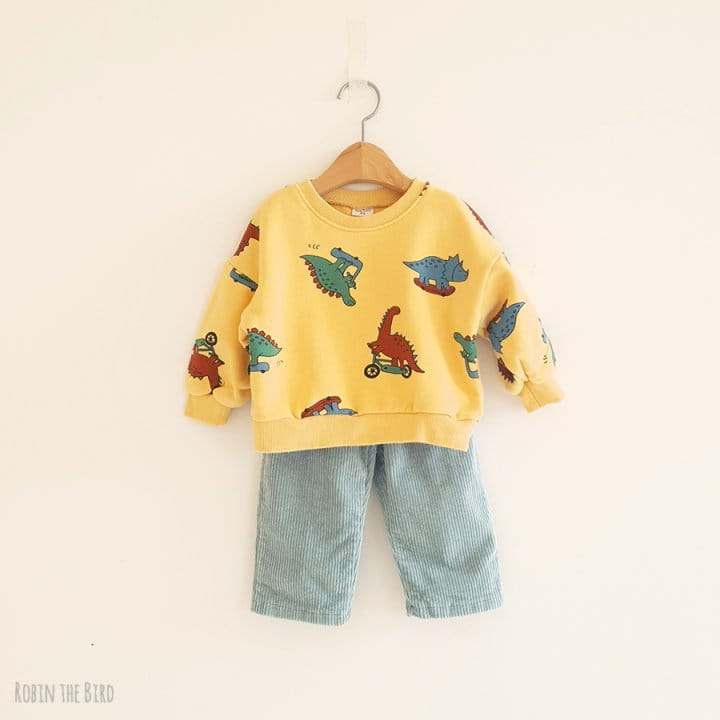 SAEROBIN - Korean Children Fashion - #Kfashion4kids - Dino Fleece Sweatshirt - 7