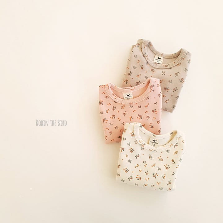 SAEROBIN - Korean Children Fashion - #Kfashion4kids - Flower Fleece Easywear