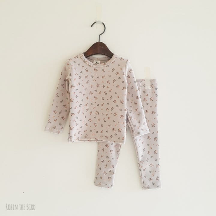 SAEROBIN - Korean Children Fashion - #Kfashion4kids - Flower Fleece Easywear - 4