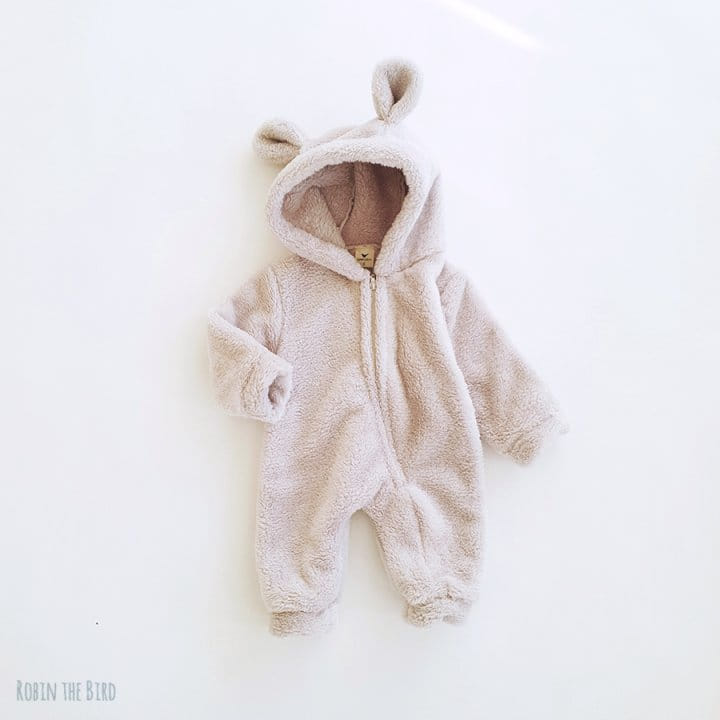 SAEROBIN - Korean Children Fashion - #Kfashion4kids - Boa Bear Jumpsuit